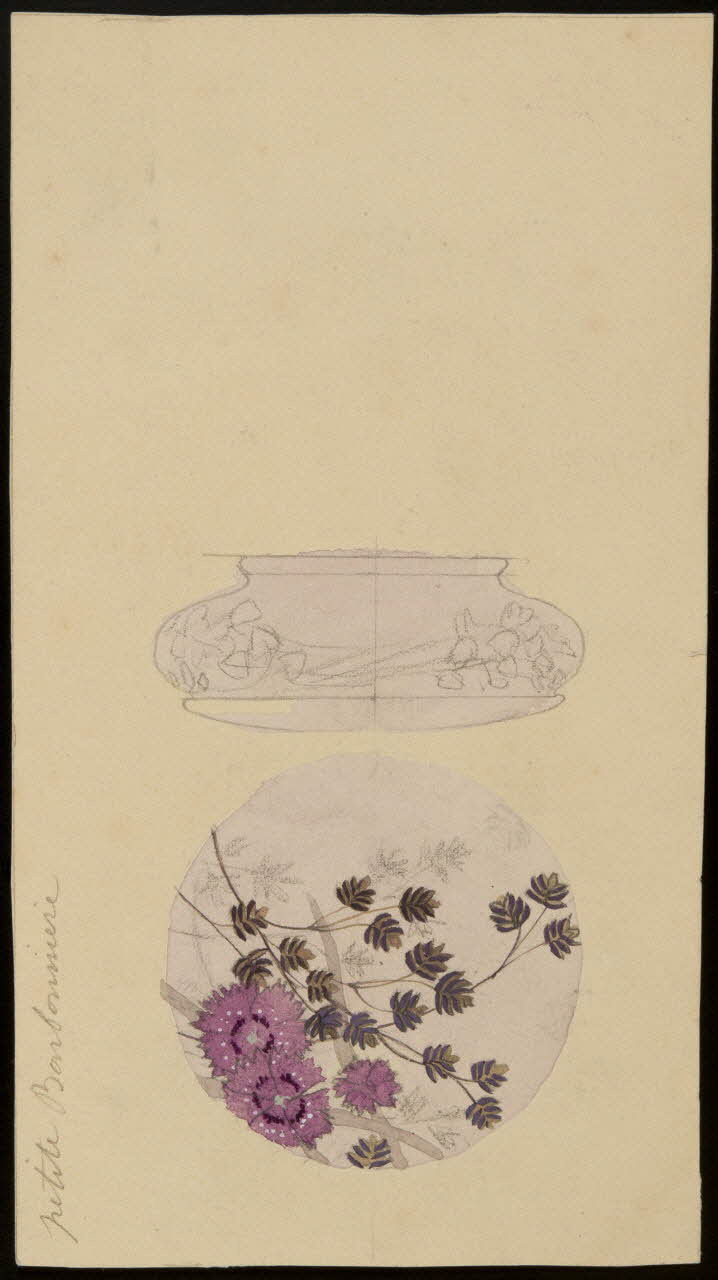 partie d'un ensemble de dessins petite Bonbonnière 1968.102.5117 Photo Mucem