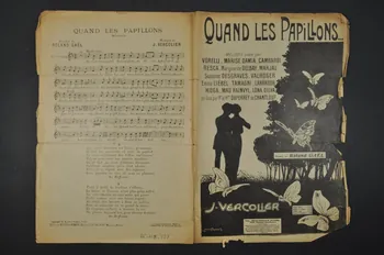 J. Vercolier ; Roland GaëL ; H. Delormel chanson petit format Île-de-France, France 1912 1966.158.228  Photo Mucem