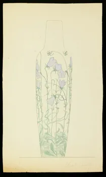 partie d'un ensemble de dessins Vase de Chevilly 1968.102.5206 Photo Mucem