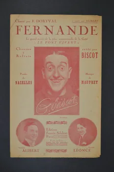 André Mauprey ; René Nazelles ; G. Biscot ; Henri Alibert ; Léonce ; Francis F. Salabert chanson petit format Île-de-France, France 1922 1966.158.230  Photo Mucem