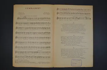 André Mauprey ; René Nazelles ; G. Biscot ; Henri Alibert ; Léonce ; Francis F. Salabert chanson petit format Île-de-France, France 1922 1966.158.230  Photo Mucem