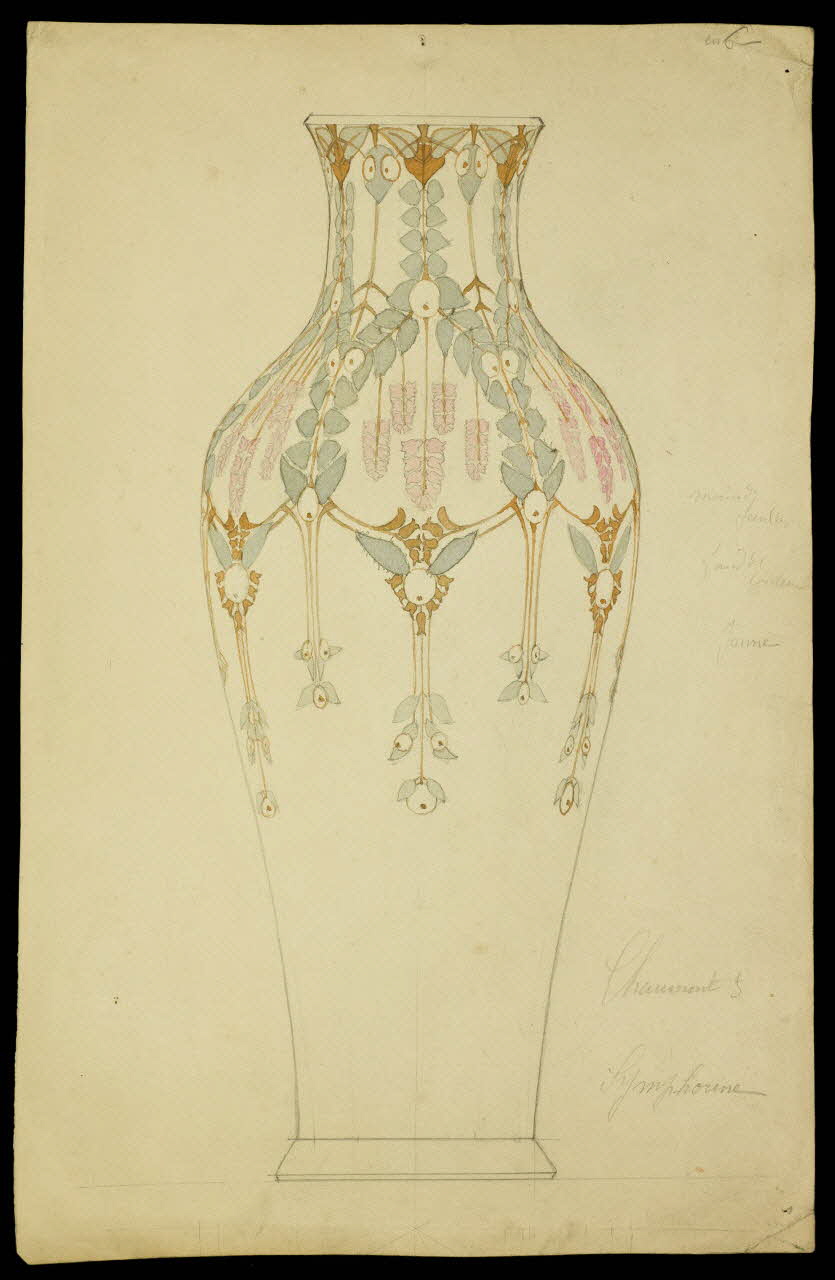 partie d'un ensemble de dessins Chaumont S . Symphorine 1968.102.5220 Photo Mucem
