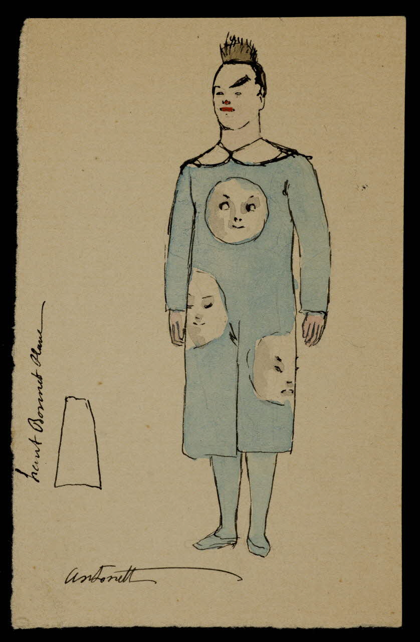 partie d'un ensemble de dessins Antonett 1968.102.523.13 Photo Mucem