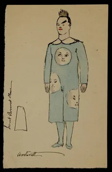 partie d'un ensemble de dessins Antonett 1968.102.523.13  Photo Mucem