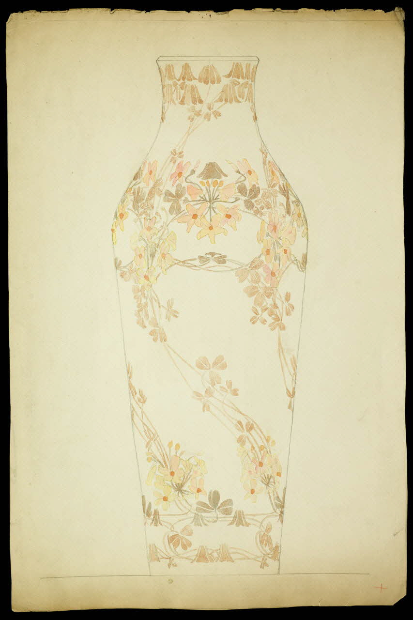 partie d'un ensemble de dessins Vase 1968.102.5230 Photo Mucem