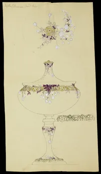partie d'un ensemble de dessins Trifle (Arvense Pied de lièvre) 1968.102.5258 Photo Mucem