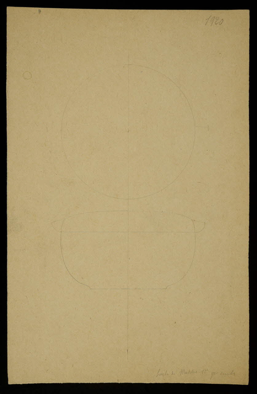 partie d'un ensemble de dessins Croquis de boîte 1968.102.5270 Photo Mucem