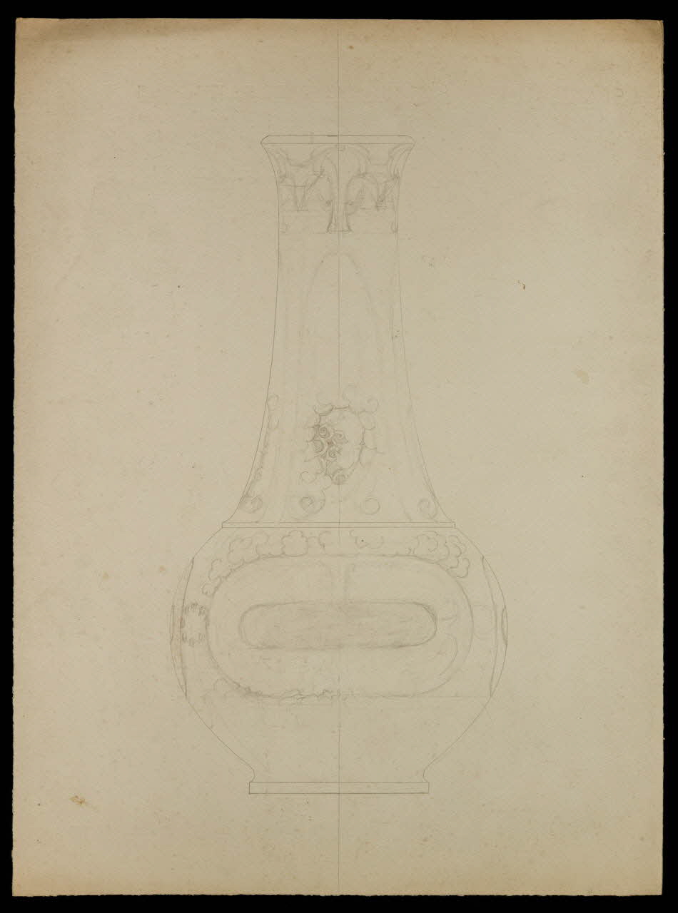 partie d'un ensemble de dessins Vase 1968.102.5280 Photo Mucem