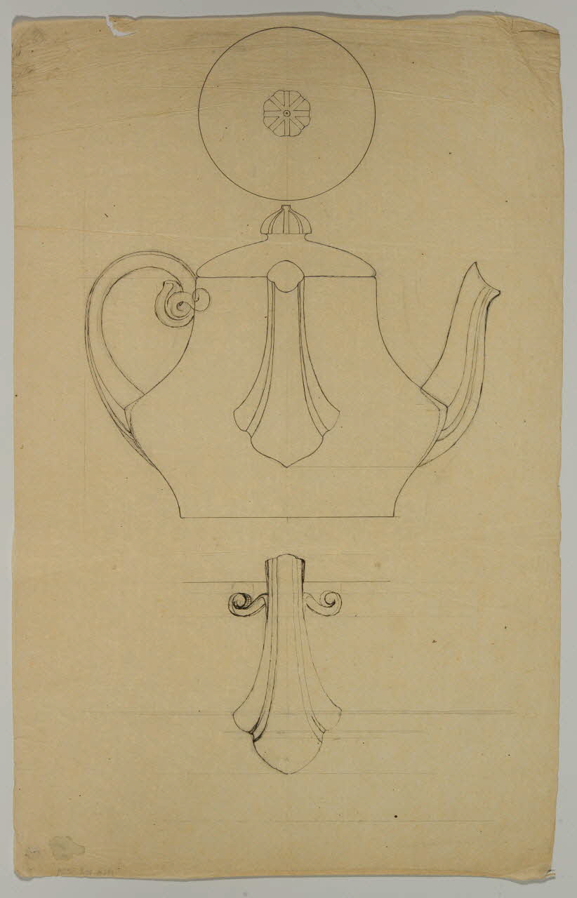 partie d'un ensemble de dessins Service à thé 1968.102.5289 Photo Mucem