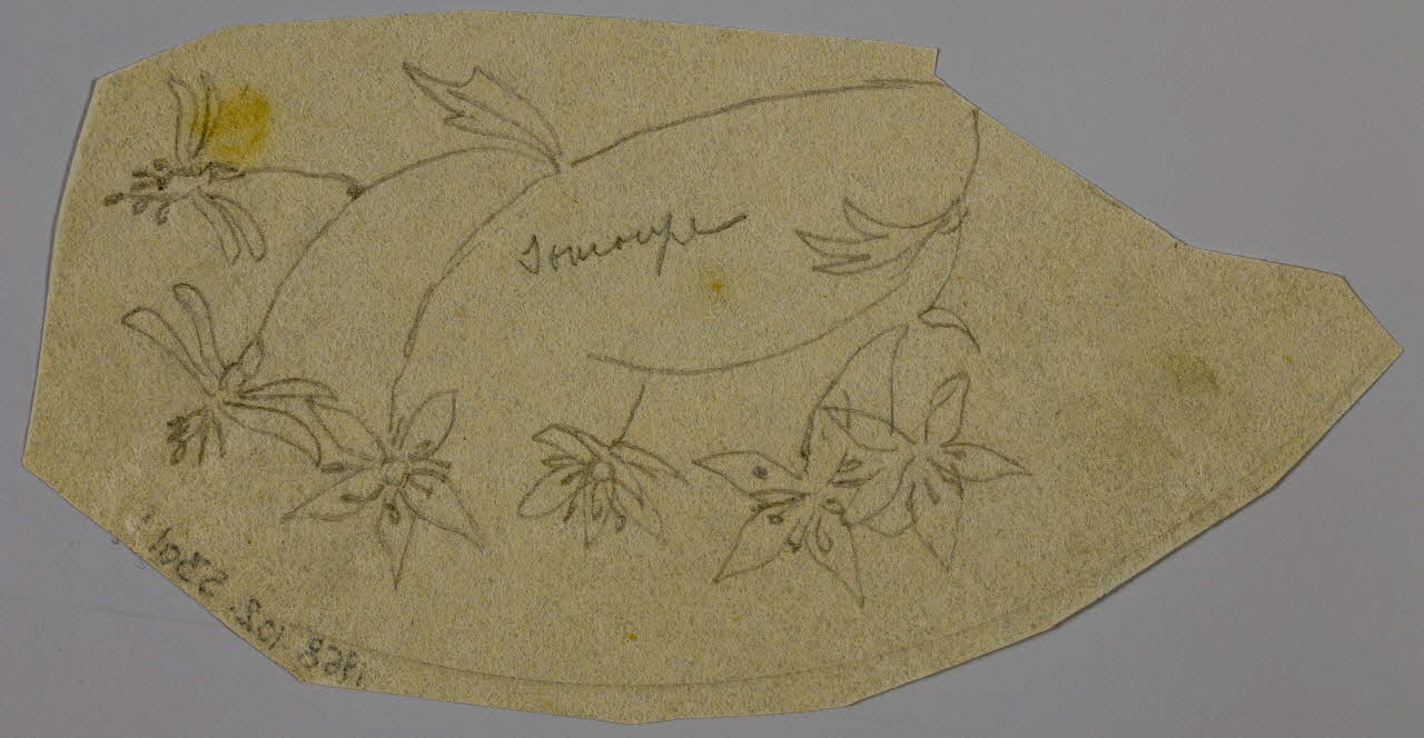 partie d'un ensemble de dessins Soucoupe 1968.102.5301.1 Photo Mucem