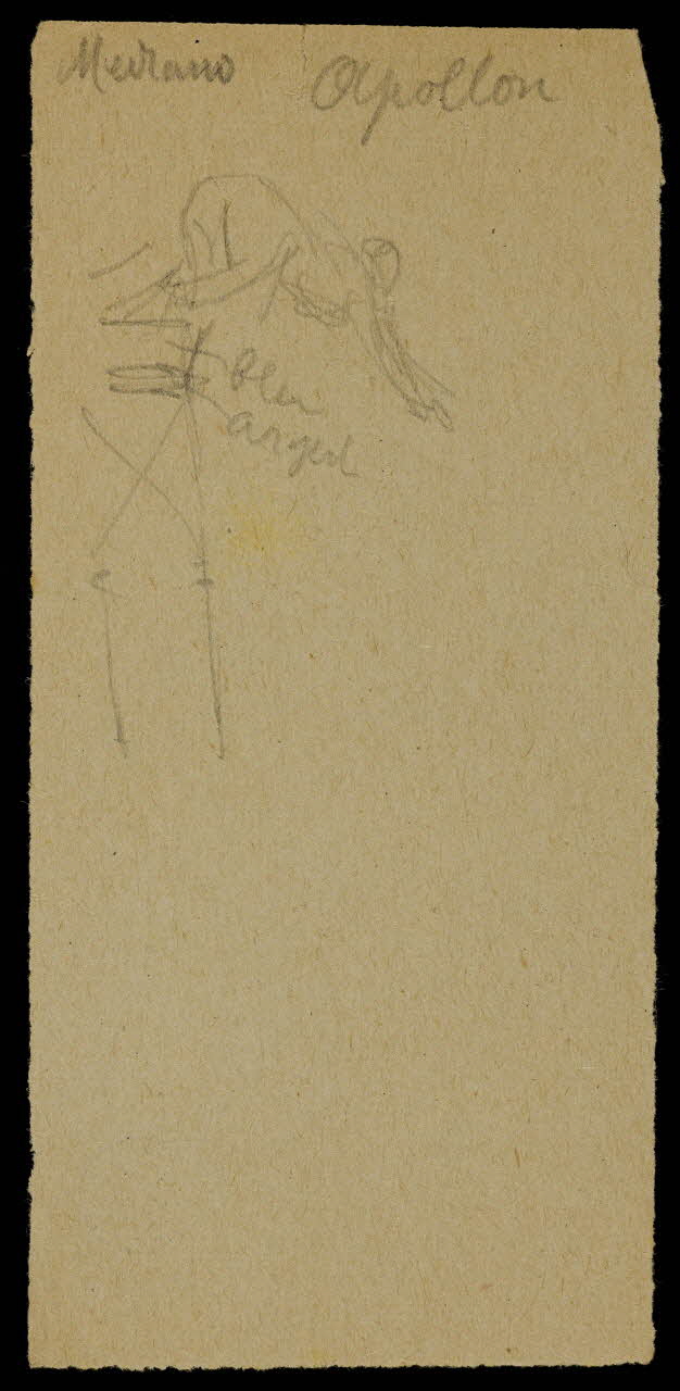 partie d'un ensemble de dessins Apollon 1968.102.531.2 Photo Mucem