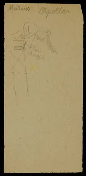 partie d'un ensemble de dessins Apollon 1968.102.531.2 Photo Mucem
