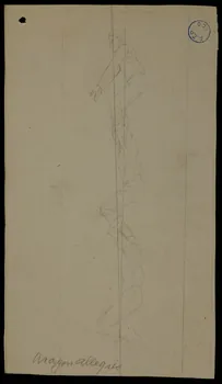 partie d'un ensemble de dessins Aragon allegris 1968.102.533.5 Photo Mucem