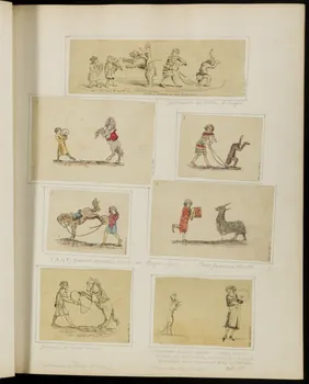 partie d'un ensemble de dessins Jeux et divertissements au Moyen-âge 1968.102.5339.12  Photo Mucem