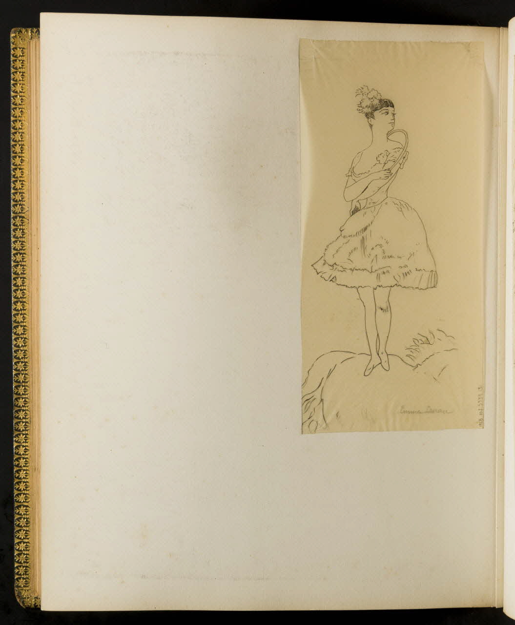 partie d'un ensemble de dessins Emma Cruau 1968.102.5339.131 Photo Mucem