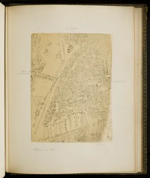 partie d'un ensemble de dessins Angers en 1878 1968.102.5339.134  Photo Mucem