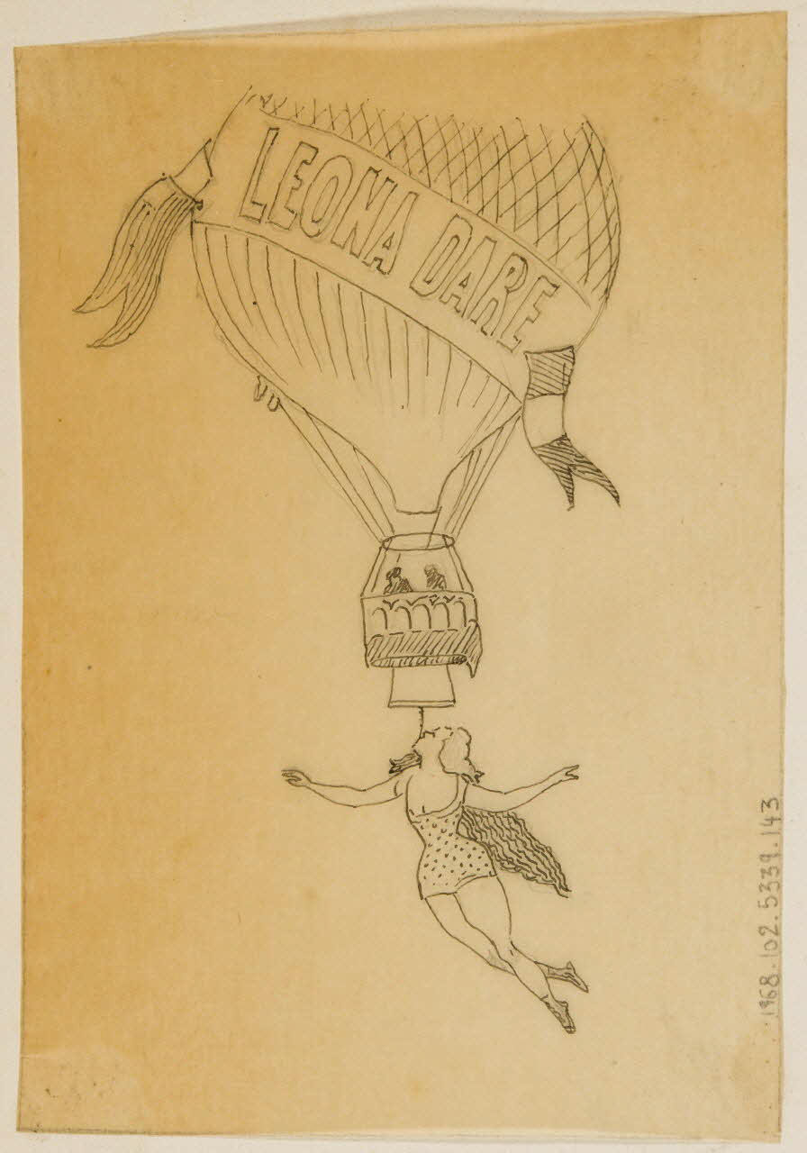 partie d'un ensemble de dessins Leona Dare 1968.102.5339.143 Photo Mucem