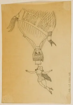 partie d'un ensemble de dessins Leona Dare 1968.102.5339.143 Photo Mucem