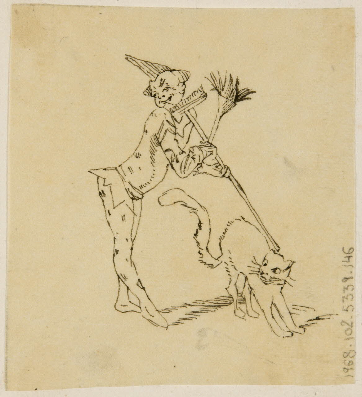 partie d'un ensemble de dessins Les Jees Brothers, aux Folies Bergere  par Chéret 1968.102.5339.146 Photo Mucem