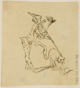 partie d'un ensemble de dessins Les Jees Brothers, aux Folies Bergere  par Chéret 1968.102.5339.146  Photo Mucem