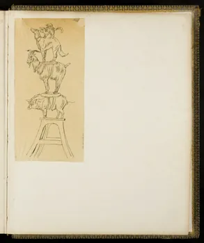 partie d'un ensemble de dessins Animaux équilibristes 1968.102.5339.154 Photo Mucem