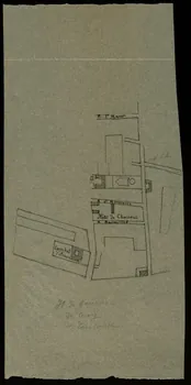 partie d'un ensemble de dessins Plan de quartier parisien 1968.102.5339.160 Photo Mucem
