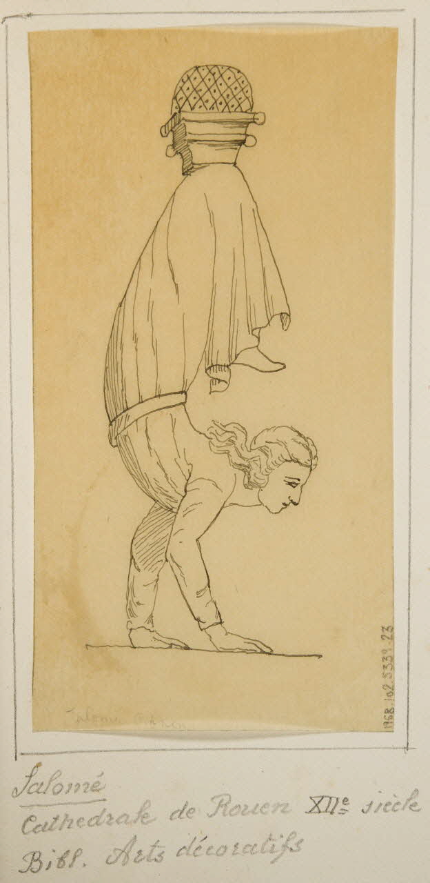 partie d'un ensemble de dessins Salomé 1968.102.5339.23 Photo Mucem