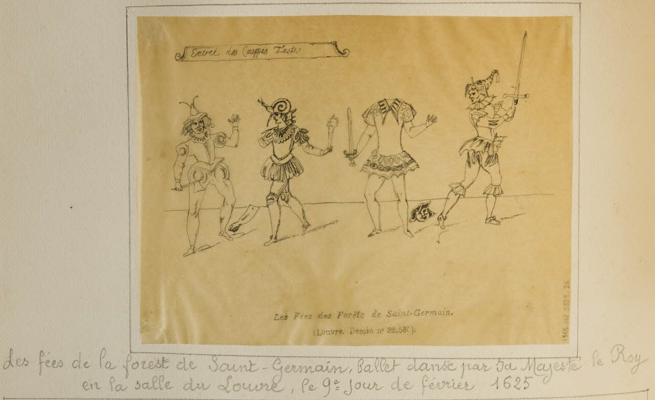 partie d'un ensemble de dessins Les Fées des Forêts de Saint-Germain. 1968.102.5339.26 Photo Mucem