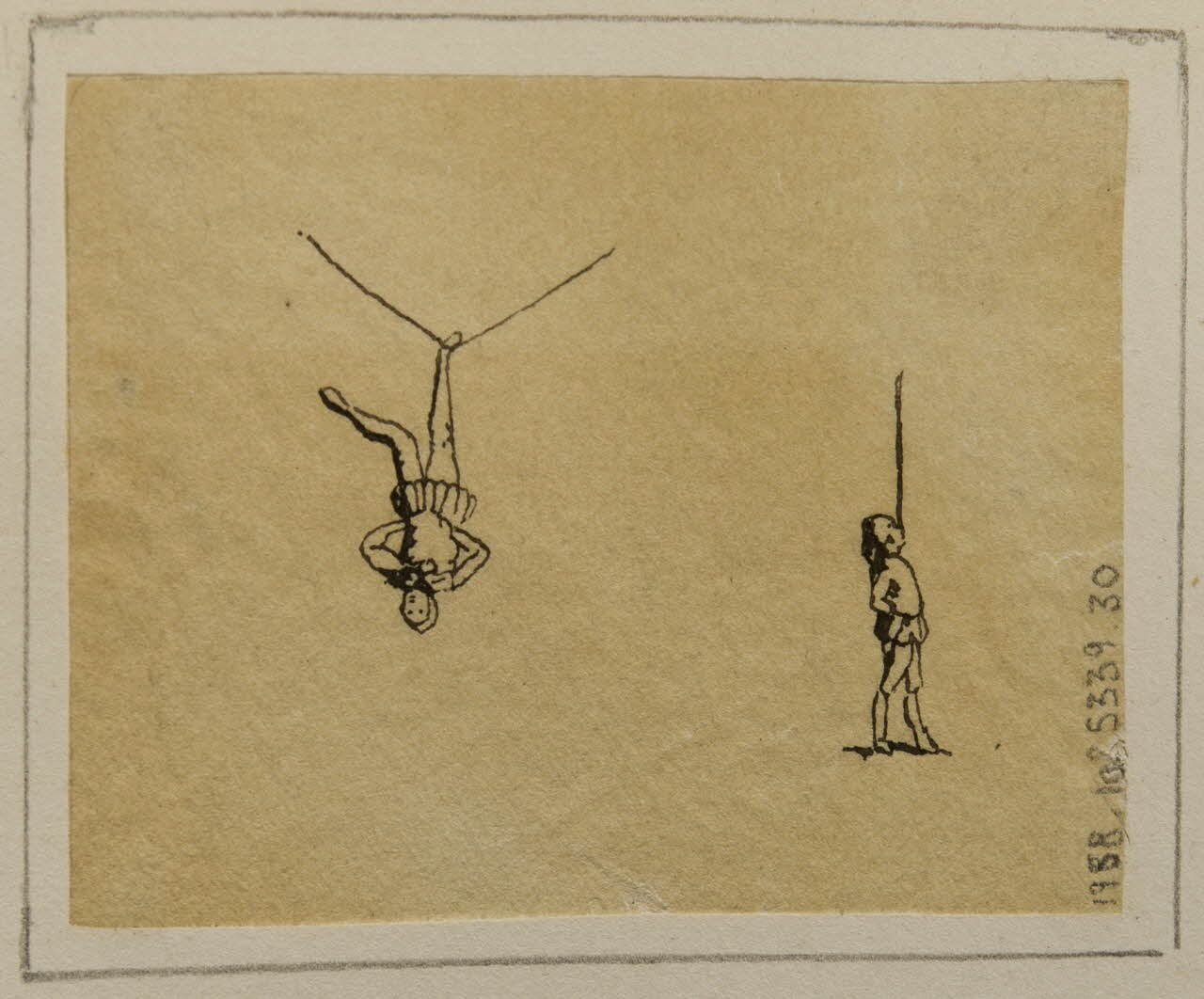 partie d'un ensemble de dessins Acrobates 1968.102.5339.30 Photo Mucem