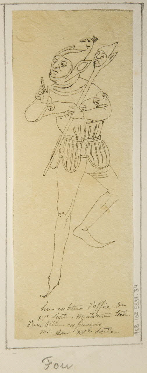 partie d'un ensemble de dessins Fou 1968.102.5339.34 Photo Mucem