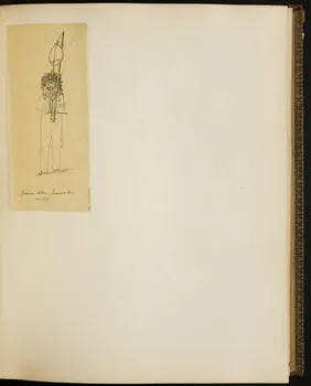 partie d'un ensemble de dessins Grimacier italien, fameux à Paris  vers 1759. 1968.102.5339.42  Photo Mucem