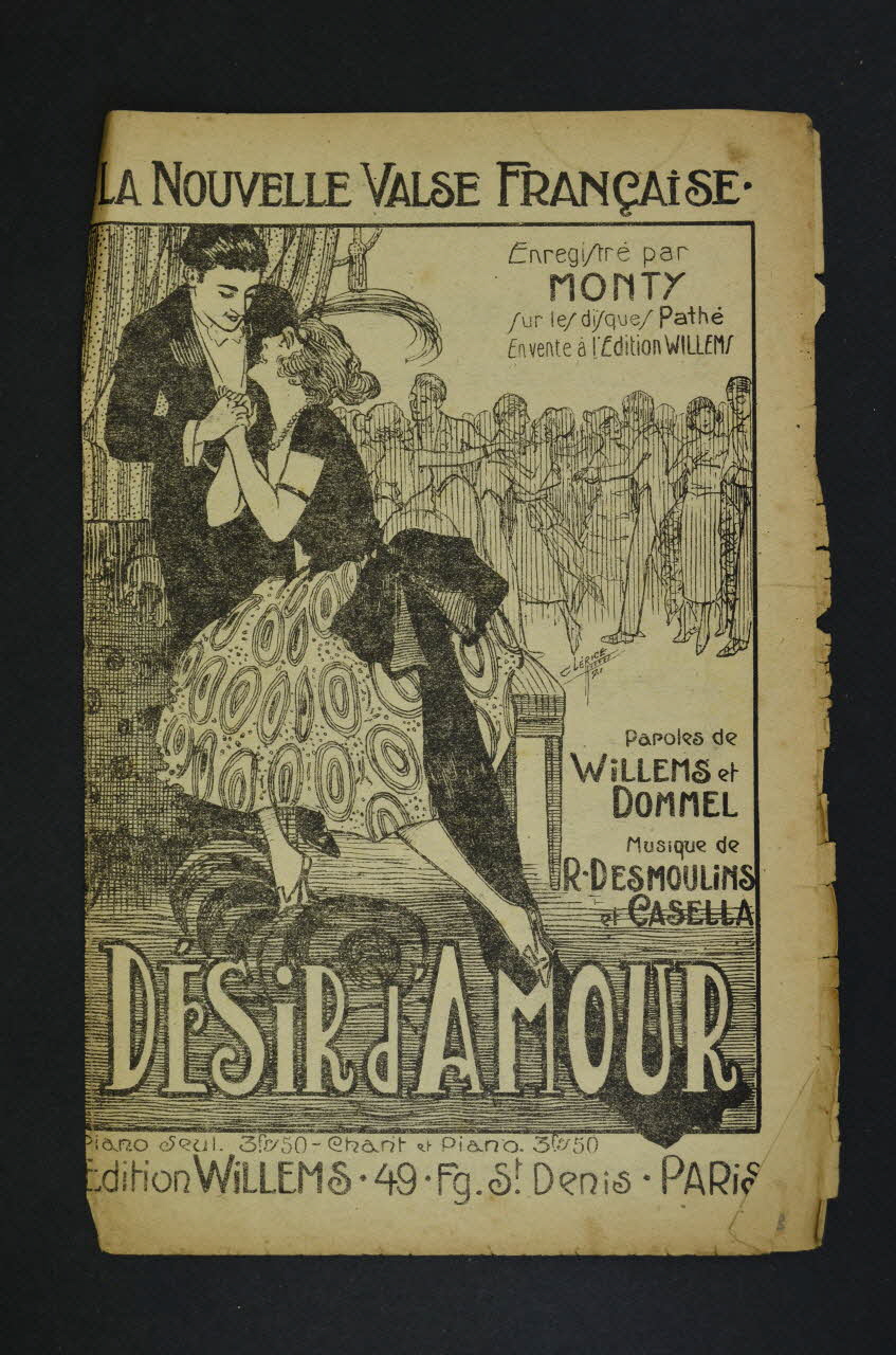 chanson petit format 1966.158.237 Photo Mucem