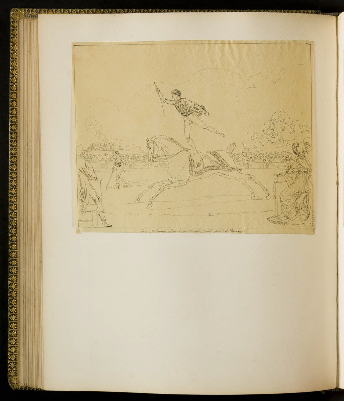 partie d'un ensemble de dessins Exercices de Franconi 1968.102.5339.56 Photo Mucem