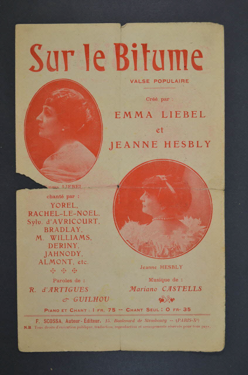 partition de musique petit format 1965.160.40 Photo Mucem