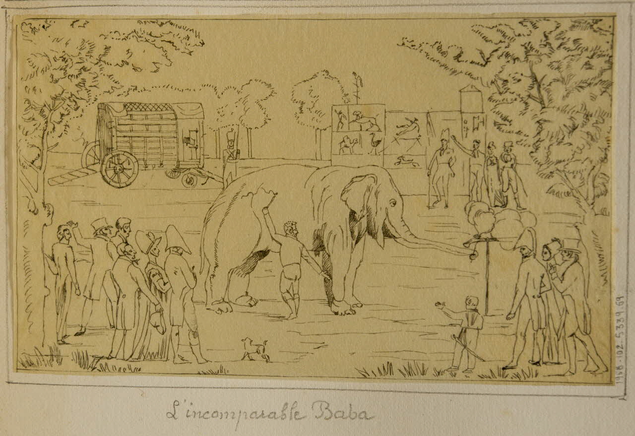 partie d'un ensemble de dessins L'incomparable Baba 1968.102.5339.69 Photo Mucem
