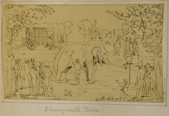 partie d'un ensemble de dessins L'incomparable Baba 1968.102.5339.69 Photo Mucem