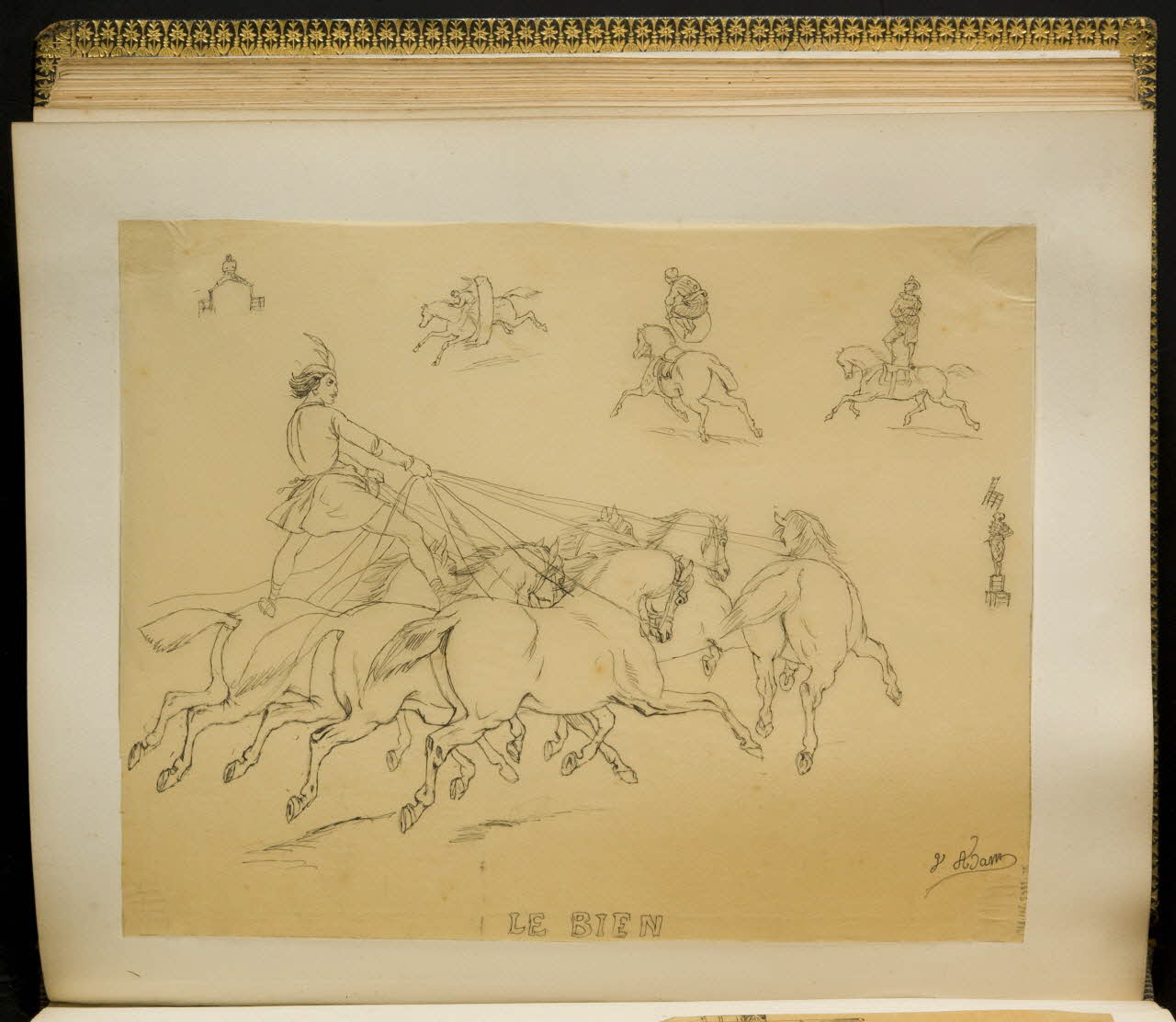 partie d'un ensemble de dessins LE BIEN 1968.102.5339.76 Photo Mucem