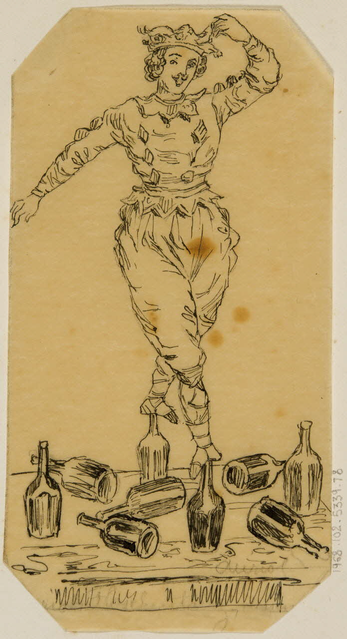 partie d'un ensemble de dessins auriol 1968.102.5339.78 Photo Mucem