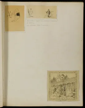 partie d'un ensemble de dessins Marcellus, d'après une mosaique romaine ?  de Tébessa 1968.102.5339.8  Photo Mucem