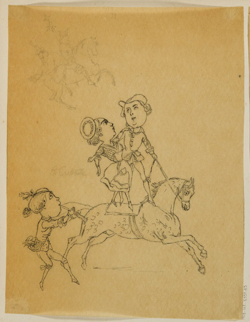 partie d'un ensemble de dessins La Pastorale 1968.102.5339.83 Photo Mucem