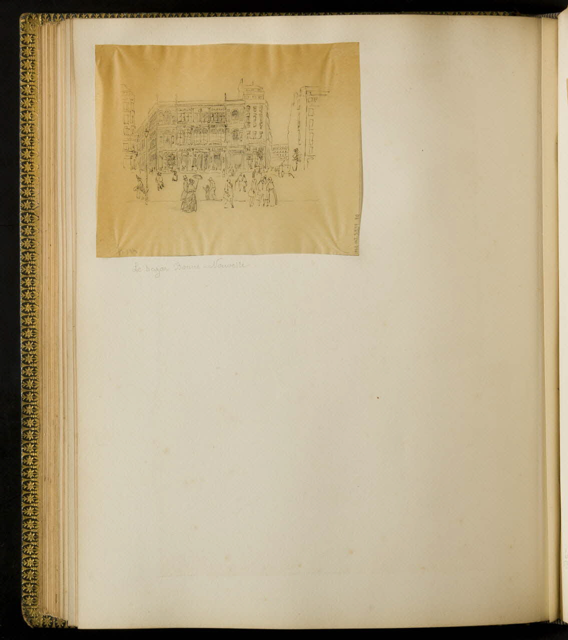 partie d'un ensemble de dessins Le bazar Bonne-Nouvelle 1968.102.5339.90 Photo Mucem