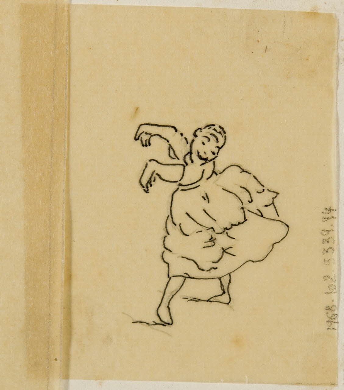 partie d'un ensemble de dessins Danseuse 1968.102.5339.94 Photo Mucem