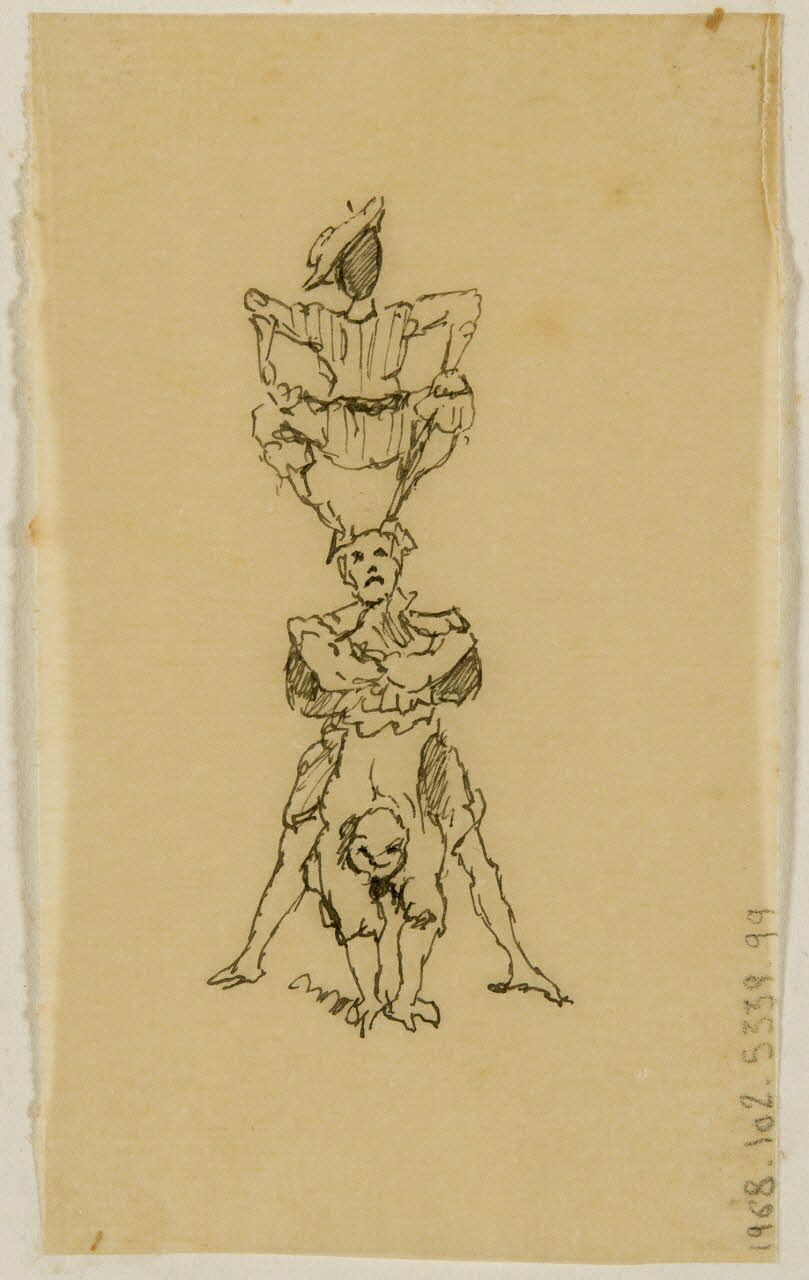 partie d'un ensemble de dessins Acrobates 1968.102.5339.99 Photo Mucem