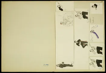 partie d'un ensemble de dessins Chevaux et ours 1968.102.5347.12  Photo Mucem