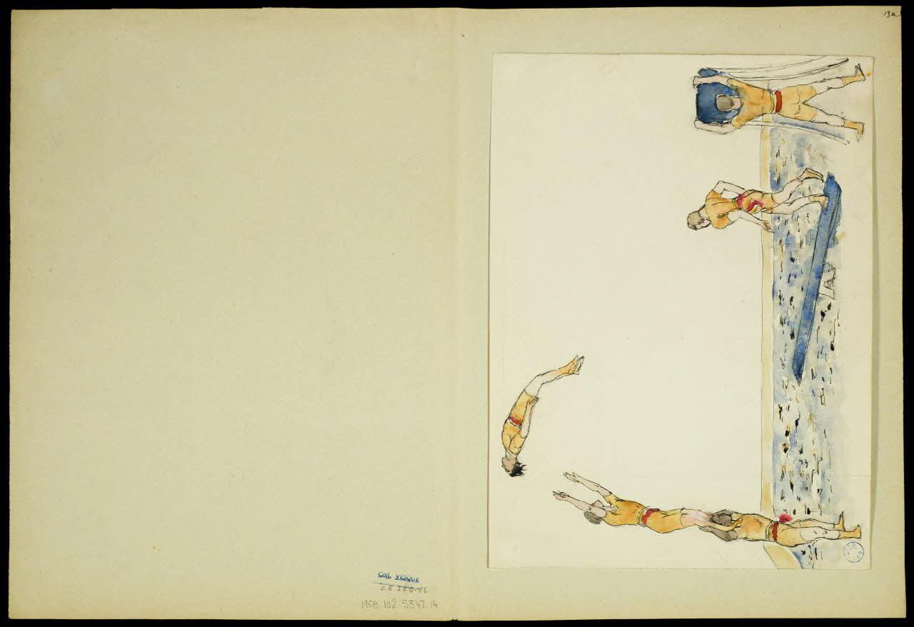 partie d'un ensemble de dessins Acrobates 1968.102.5347.14 Photo Mucem