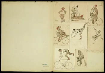 partie d'un ensemble de dessins Cirque de Paris 1968.102.5347.3 Photo Mucem