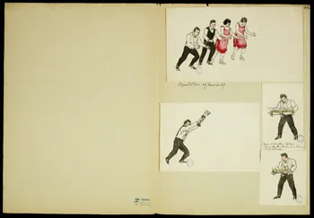 partie d'un ensemble de dessins Cirque de Paris 1968.102.5347.3 Photo Mucem