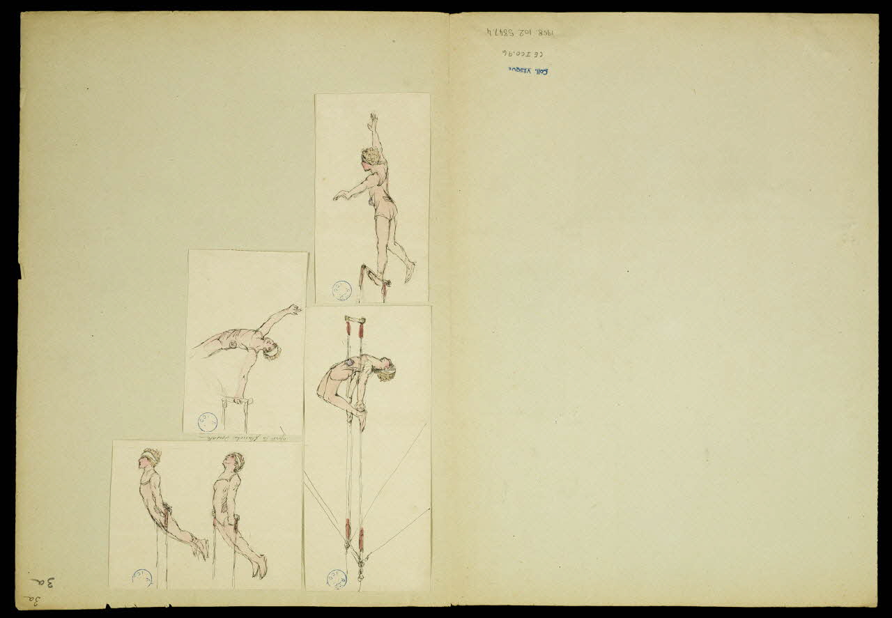 partie d'un ensemble de dessins Cirque Cosmopolite 1968.102.5347.4 Photo