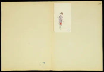 partie d'un ensemble de dessins Numéro de trapézistes 1968.102.5349.5 Photo