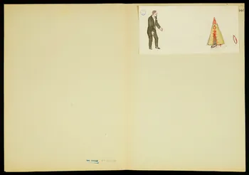 partie d'un ensemble de dessins Numéro d'un homme avec une tente 1968.102.5349.6 Photo